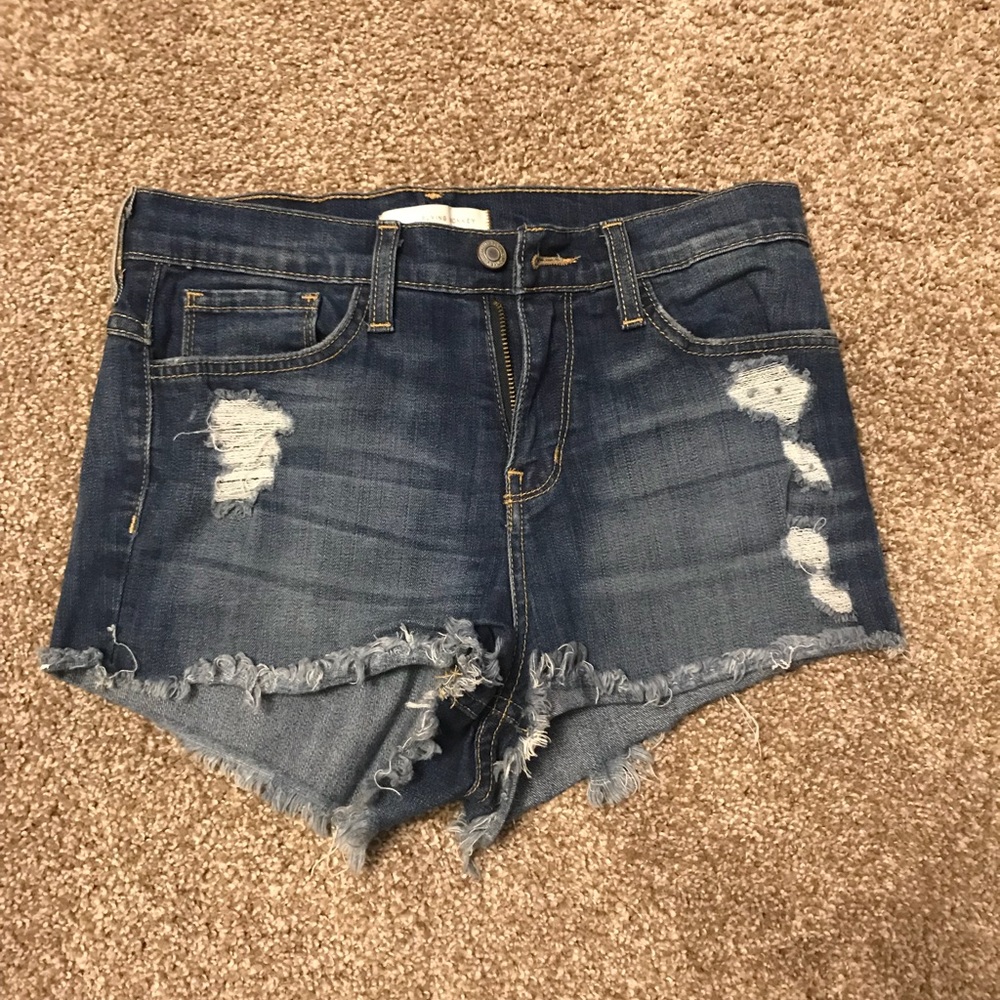 Flying monkey distressed Jean shorts sz 25